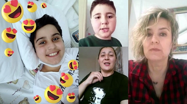 Burak'a öğretmenleri ve arkadaşlarından destek