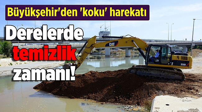 Derelerde temizlik zamanı! Büyükşehir'den 'koku' harekatı