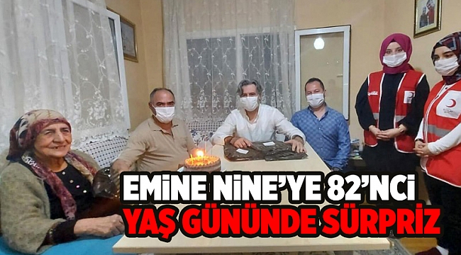Emine Nine'ye hiç kutlamadığı doğum gününde sürpriz