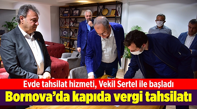 Evde tahsilat hizmeti, Vekil Sertel ile başladı