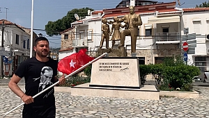 Gürbüz ve Foçalı gençler Atatürk'e saygı için koştu!