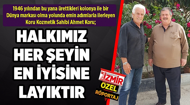 HALKIMIZ HER ŞEYİN EN İYİSİNE LAYIKTIR