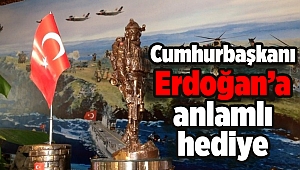 Heykeltıraş Remzi Doğan’dan Cumhurbaşkanı Erdoğan’a anlamlı hediye