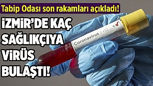 İzmir'de kaç sağlıkçıya koronavirüs bulaştı?