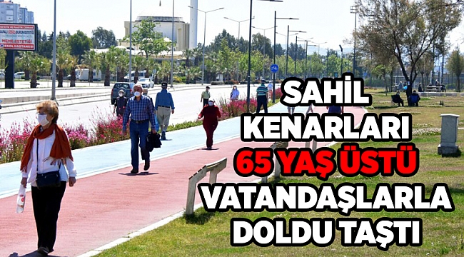 İzmir'de Sahil Kenarları, 65 Yaş Ve Üzeri Kişilerle Doldu