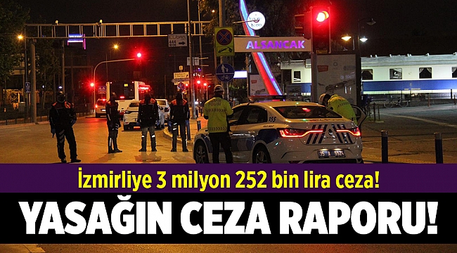 İzmirliye  3 milyon 252 bin lira ceza!