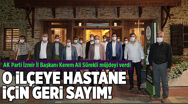 AK Parti İzmir İl Başkanı Kerem Ali Sürekli;“18 yıldır önce insan, önce sağlık dedik.”
