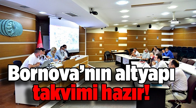Bornova’nın altyapı takvimi hazır!