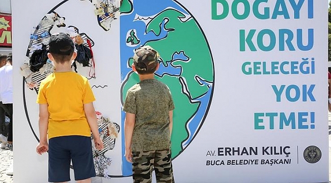 Buca’da çöpler yere düşmedi