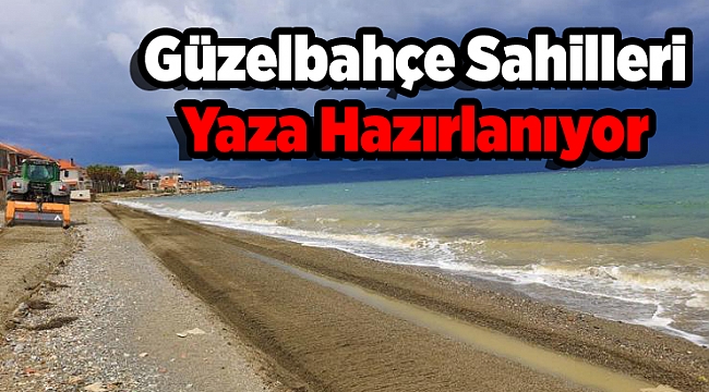 Güzelbahçe Sahilleri Yaza Hazırlanıyor