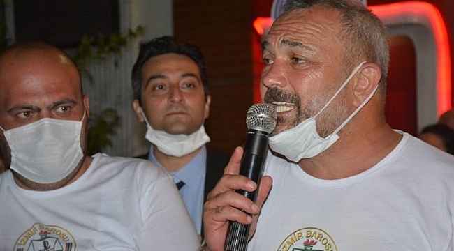 İzmir Barosu Başkanı Av. Özkan Yücel: Mücadele devam edecek