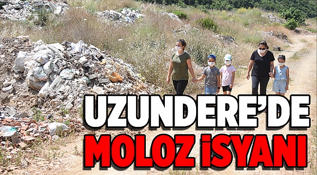İzmir'de bir mahallenin kaçak moloz ve hafriyat dökümü isyanı