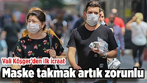 İzmir'de maske takmak artık zorunlu