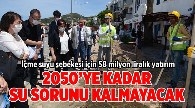 İZSU’dan Foça’nın içme suyu şebekesi için 58 milyon liralık yatırım