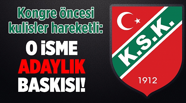 Karşıyaka'da kongre öncesi Karace sesleri