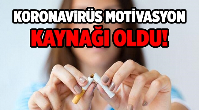 Koronavirüs korkusu sigarayı bırakmak isteyenler için motivasyon oldu