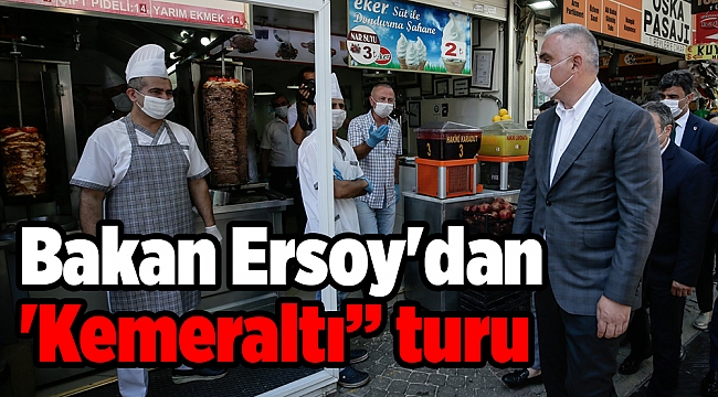 Kültür ve Turizm Bakanı Ersoy'dan 'Kemeraltı ve Agora' açıklaması