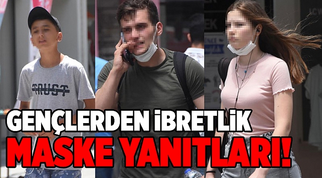 Maske takmayan gençlerden ibretlik cevaplar... 'Ben çok alkol içiyorum, o yüzden bana gelmiyor'