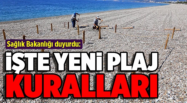 Plajlarda yeni dönem: Sağlık Bakanlığı uygulanacak kuralları açıkladı