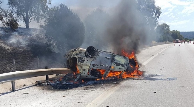 Yanan otomobilde yaralandı, 3 gün sonra yaşam mücadelesini kaybetti