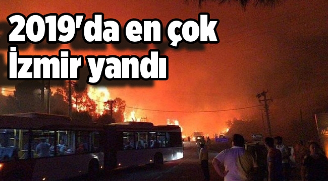 2019'da en çok İzmir yandı