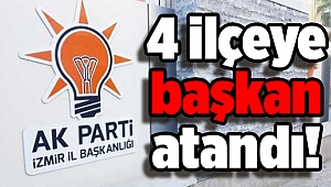 AK Parti İzmir'de 4 ilçeye başkan atandı!