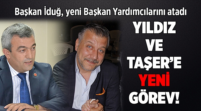 Başkan İduğ, yeni Başkan Yardımcılarını atadı