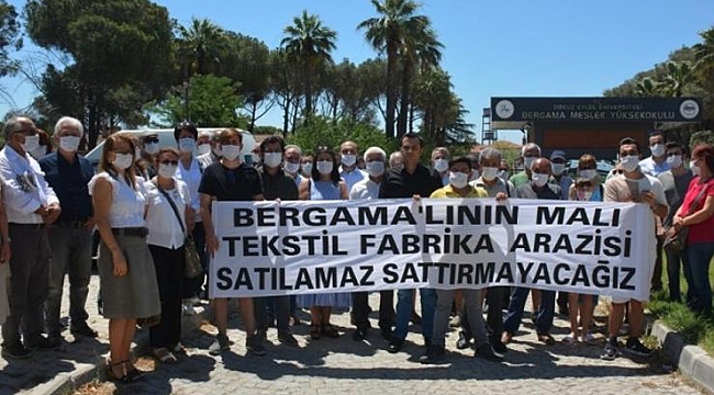 Bergama’da tekstil fabrikası isyanı!