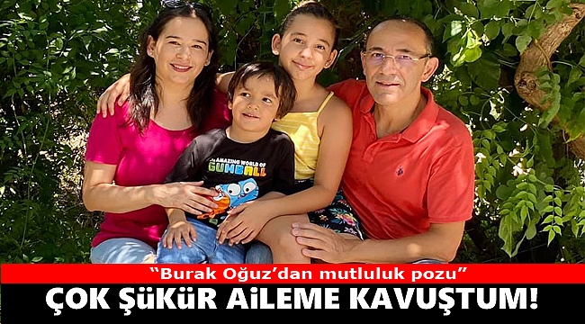 Burak Oğuz'dan mutluluk pozu