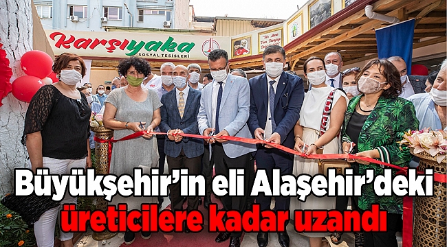 Büyükşehir’in eli Alaşehir’deki üreticilere kadar uzandı