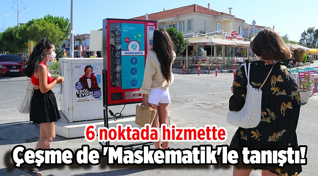 Çeşme de 'Maskematik'le tanıştı!