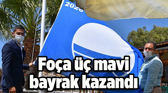 Foça üç mavi bayrak kazandı