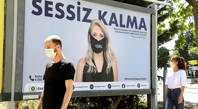 Gaziemir’den kadınlara, sessiz kalma çağrısı