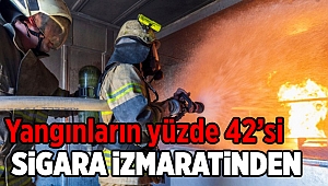 İzmir İtfaiyesi yangın raporunu açıkladı: Yangınların yüzde 42’ si sigara izmaritinden