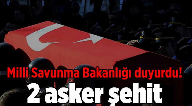 Milli Savunma Bakanlığı duyurdu! 2 asker şehit