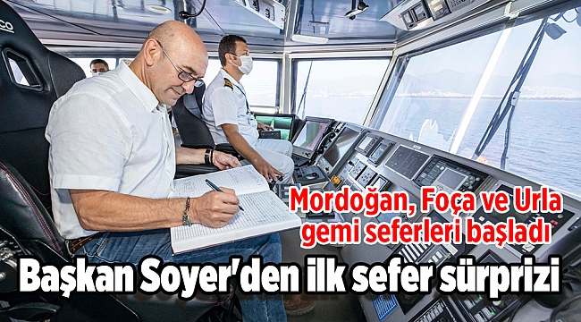 Mordoğan, Foça ve Urla gemi seferleri başladı