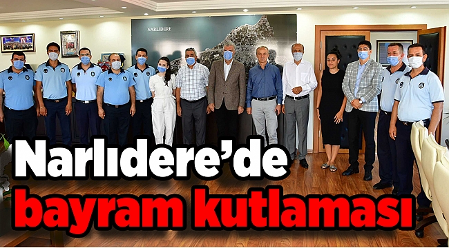 Narlıdere'de bayram kutlaması