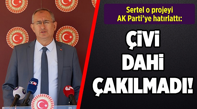 Sertel, İzmir'e verilen bir sözü daha hatırlattı: Spor kompleksi için çivi dahi çakılmadı!