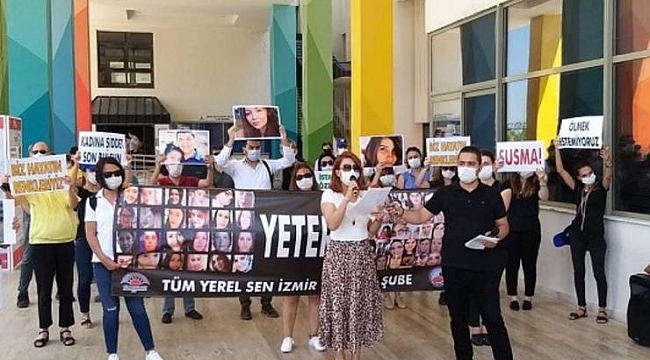 Tüm-Yerel-Sen: "Kadın düşmanlığı ve gericilik öldürür!"