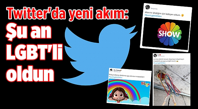 Twitter'da yeni akım: ''Şu an LGBT'li oldun''