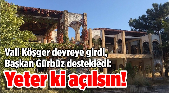 Vali Köşger Club Med için devreye girdi, Başkan Gürbüz destekledi: Yeter ki açılsın!