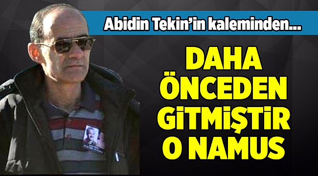 Abidin Tekin'in kaleminden...