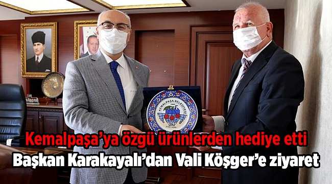 Başkan Karakayalı’dan Vali Köşger’e ziyaret
