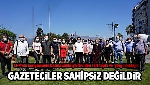 İzmir Gazeteciler Cemiyeti'nden CHP kongresinde gazetecilere saldırıya tepki: Sahipsiz değiller