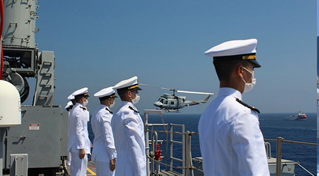 Doğu Akdeniz'de deniz eğitimleri icra edildi! Milli Savunma Bakanlığı paylaştı