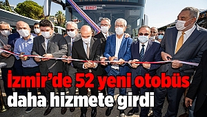 İzmir’de 52 yeni otobüs daha hizmete girdi
