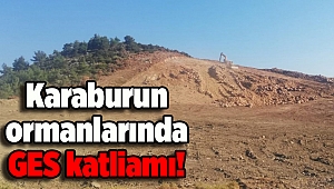 Karaburun ormanlarında GES katliamı!
