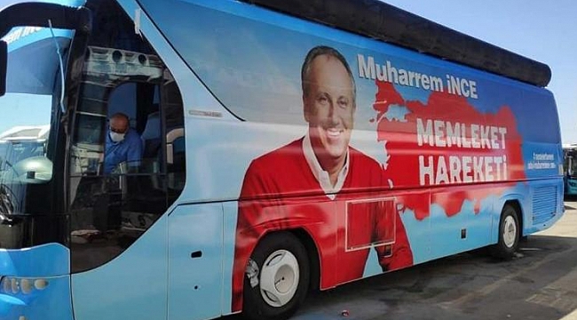 Otobüs hazırlandı, İnce yola çıkıyor