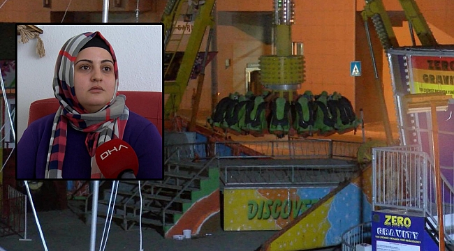 Yaralanan kadın lunaparktaki dehşet anlarını anlattı, işletmeci 'imalat hatası var' dedi!