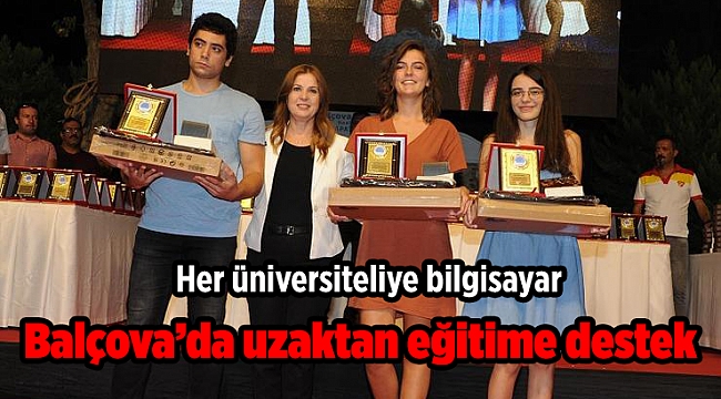 Balçova’da uzaktan eğitime destek